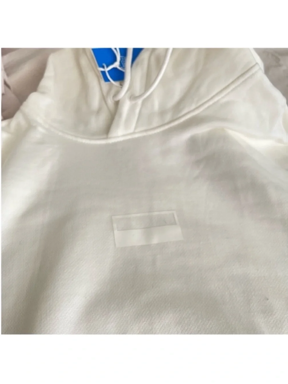 ADIDAS Originals Men's vvR.y.v. Loose Fit Hoodie Off-White Size Small
